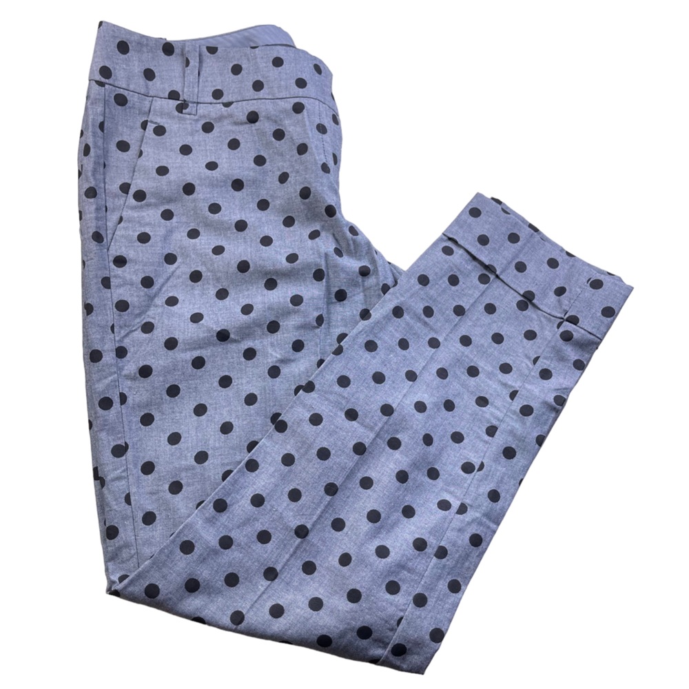 Outback Red Blue Black Polka Dot Pants Womens Size 0